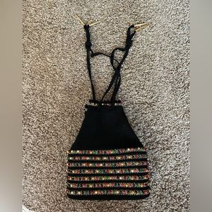 Vintage purse, with coloured beads!